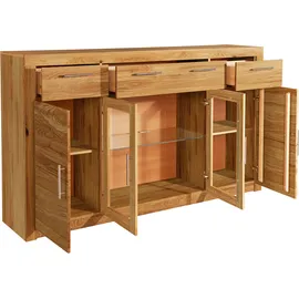 vogl möbelfabrik Highboard 182 x 107 x 42 cm Braun / Beige