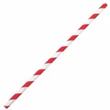 NATUREStar Strohhalme Papier 100 St. Rot/Weiß
