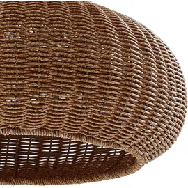 LUCANDE Taniola, beige, Rattan, 195cm, IP44 - Hellbraun