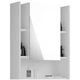 xonox.home Spiegelschrank Venice Weiß 60 cm eintürig