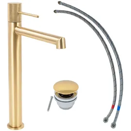 Schöner Wohnen Waschtischarmatur Kadia Auslaufhöhe 24,2 cm Mattgold