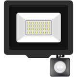 Willpower 20W 2000LM LED Strahler Außen mit Bewegungsmelder LED Scheinwerfer 6000K Kaltweiß IP66 Wasserdicht LED Außenstrahler Fluter Flutlicht für Garage Flur Garten Innenhöfe Hotel Sportplatz