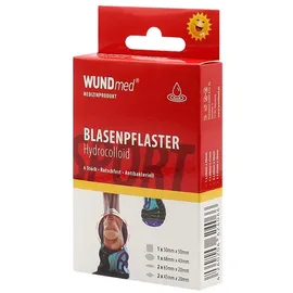 Axisis Blasenpflaster transparent 4 Größen hydrocolloid 6 st