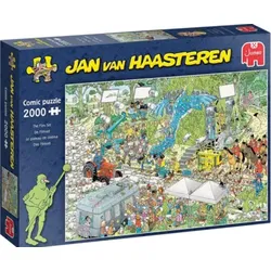 JUMBO SPIELE 20047 Puzzle 2000 Teile Jan van Haasteren - Music Shop