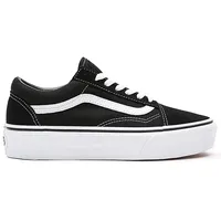 Vans Old Skool Platform Schwarz/Weiß 44