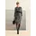 Madeleine Etuikleid Animal-Print Beige/Schwarz 48