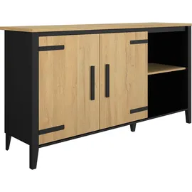 Gami Buffet Cork 165 x 45 x 90 cm Schwarz