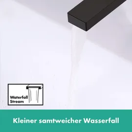 Hansgrohe Tecturis E 3-Loch Einhebel-Wannenrandmischer, mit sBox, mattschwarz