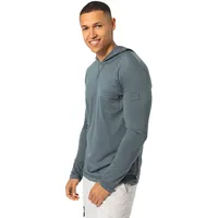 Super.natural Light Bio Kapuzenpullover - Turbulence Blue - M