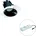 LED-Einbauleuchte 1 schwenkbar drehbar Kunststoff F02R09AM3830L38P