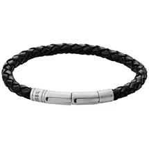 Fossil Herren Armband Edelstahl schwarz JF00510797 Größe 22,5 cm