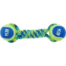 ZEUS K9 Seil + TPR-Ball + Tennisball 28 cm Grün
