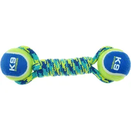 ZEUS K9 Seil + TPR-Ball + Tennisball 28 cm Grün