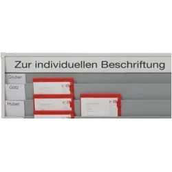 Eichner Indexstreifen für Plantafel weiß, Kunden