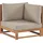 Beliani Lounge Set 5-Sitzer Loungeset Hellbraun
