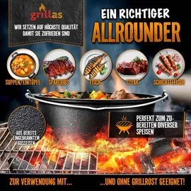 grillas Dutch Oven Set GDO-12OF 13,6 Liter