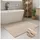 Carpet City Badteppich Beige 40 x 60 cm
