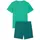 Puma Kinder Set T-Shirt Logo Tee + Short Set 685240-40 116 - Vibrant Green - 116