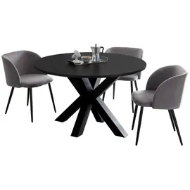 58 aufm Kessel Edda 9 110 x 78 x 110 cm schwarz
