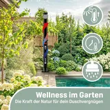 monzana Solar Gartendusche beständiger Kunststoff Solardusche