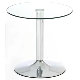 CLP Glastisch Ikarus Beistelltisch Ø 50 cm Transparent
