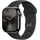 Apple Watch Series 10 GPS + Cellular 42 mm Titangehäuse schwarz Sportarmband schwarz M/L