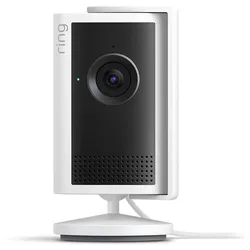 Ring Indoor Camera Plus Innenkamera - WLAN-Überwachungskamera, Innenbereich, 2K, Audio, Tag & Nacht, Weiß