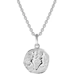 trendor 75920-06 Kinder Sternzeichen Zwilling Weißgold 333 Anhänger + Kette