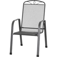 Siena Garden Elda Stapelsessel 57 x 94 x 75 cm matt/anthrazit