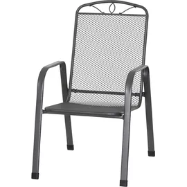 Siena Garden Elda Stapelsessel 57 x 94 x 75 cm matt/anthrazit