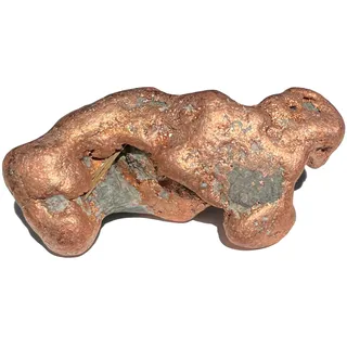 MKÖPKE Kupfer Nugget - Natives Kupfer gediegen Keweenaw Michigan USA | Unikat | 85 g
