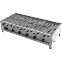 ChattenGlut Gasbräter 6-flammig 1140 x 530 x 270 cm