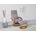 Relaxsessel Paris TV-Sessel, Liegesessel, manuell verstellbar,«, (Set, 2 St., bestehend aus Sessel und Hocker), mit passendem Hocker, grau