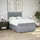vidaXL Boxspringbett mit Matratze Hellgrau 140x200 cm Stoff