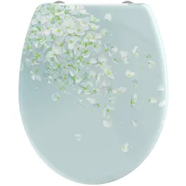 Schütte WC-Sitz FLOWER IN THE WIND, mit Absenkautomatik und Schnellverschluss