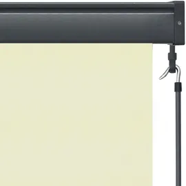 vidaXL Außenrollo 140x250 cm Creme