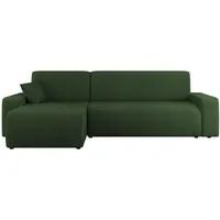 Mirjan24 Ecksofa Grün, 5-Sitzer, L-Form, 244x145 cm, Wohnzimmer, Sofas & Couches, Wohnlandschaften, Ecksofas