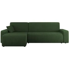 Mirjan24 Ecksofa Grün, 5-Sitzer, L-Form, 244x145 cm, Wohnzimmer, Sofas & Couches, Wohnlandschaften, Ecksofas