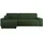 Mirjan24 Ecksofa Grün, 5-Sitzer, L-Form, 244x145 cm, Wohnzimmer, Sofas & Couches, Wohnlandschaften, Ecksofas