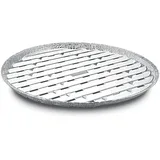 Alu-Grillpfannen Grillschalen BBQ rund ALU O 34cm, mehrfach verwendbar,  3 Stk.