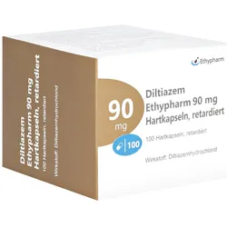 DILTIAZEM Ethypharm 90 mg Hartkapseln retardiert 100 St