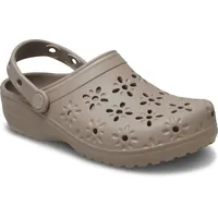 Crocs Classic Floral Cut Out Clog 210927214 - Beige