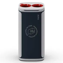 KOBRA® WASTEE RED - Metall Abfallbehälter