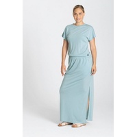 SUPER.NATURAL Sweatkleid Merino Kleid W FEEL GOOD DRESS atmungsativer Merino-Materialmix blau M