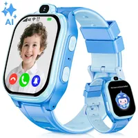 Ralio 2025 Neue AI Smartwatch Kinder, mit GPS und 4G HD-Videoanrufe Smartwatch (2 Zoll) Kinderuhr mit fünf Ortungsmethoden, S0S, Anti-Verlust-Funktion, Klassenmodus, GPS Tracker Kinder,Die Lieblingsgeschenke der Kinder! blau