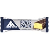 Multipower Power Pack Classic Dark Protein Riegel, Eiweißriegel mit 27% Protein, klassischer Power Bar als gesunder Sport-Snack, mit leckerem Banane-Schokolade-Geschmack, 24 x 35 g