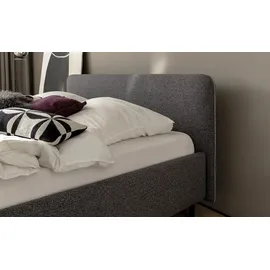 Möbel Kraft Polsterbett 204 x 105 cm Schwarz