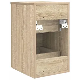 vidaXL Badezimmerschrank Inzwischen 30 x 44,5 x 50 cm Braun