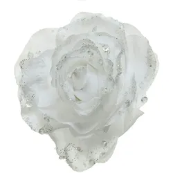 Künstliche Rose Clip Kunstblumen Kunstrosen Dekoblume Hochzeit Christbaumschmuck