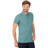 Trigema Poloshirt » Slim Fit Poloshirt aus DELUXE-Piqué«, (1 tlg.), Gr. L, seegras, , 36583243-L